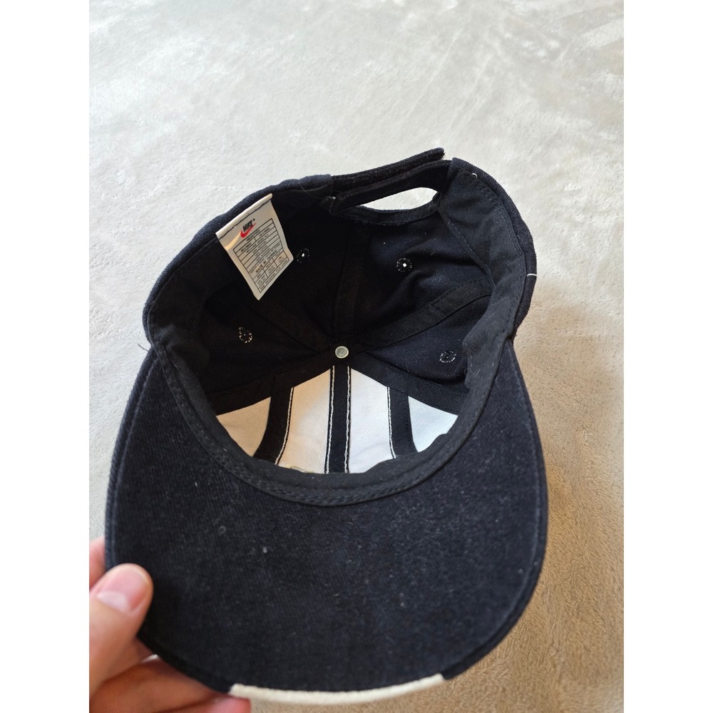 Vintage Nike Colorado Buffaloes Hat Cap Black White Strapback 90s - Picture 7 of 9